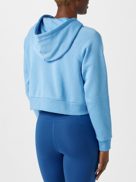 Under Armour Womens Rival Fleece Crop Full Zip Hoodie