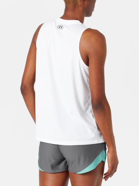 Under Armour Womens Core Tech Tank - White