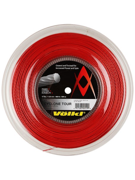 Volkl Cyclone Tour 17/1.25 String Reel Red - 660