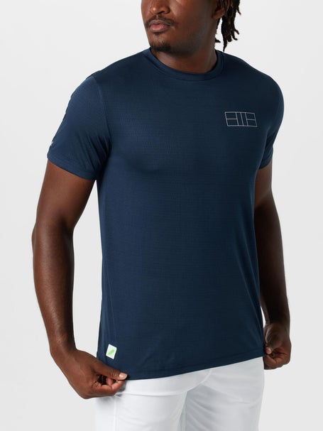 Varsity Pickle Mens Court Performance Shirt - Navy