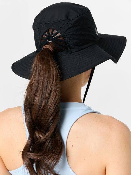 VimHue Womens Sun Goddess Bucket Hat - Black