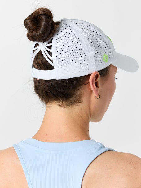 VimHue Womens Multi Ombre Puff Tennis Hat - White