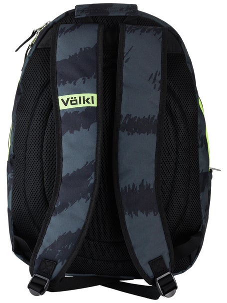 Volkl Zebra Team Backpack Bag Black/Neon Yellow