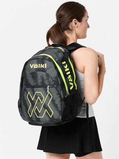 Volkl Zebra Team Backpack Bag Black/Neon Yellow