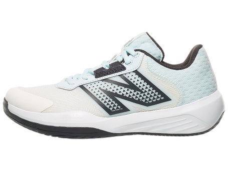 New Balance WC 696v6 D Sea Salt/Blue Womens Shoes