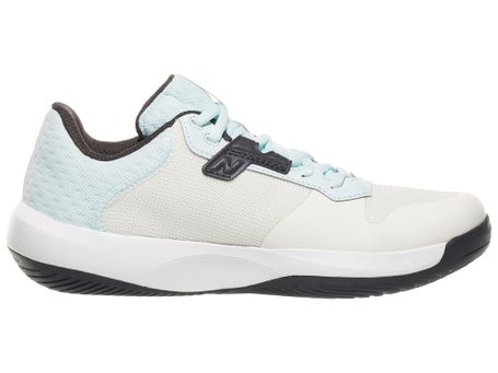 New Balance WC 696v6 D Sea Salt/Blue Womens Shoes