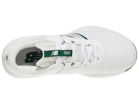 New Balance WC 696v6 B White/Green Womens Shoe