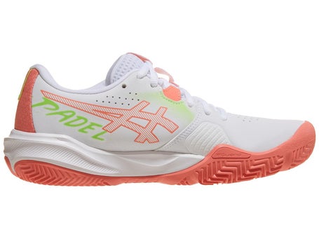 Asics Challenger 15 Padel White/Guava Womens Shoes