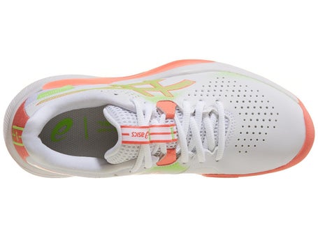 Asics Challenger 15 Padel White/Guava Womens Shoes