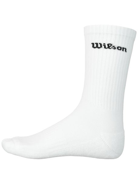 Wilson Core Crew Logo Sock - White/Navy