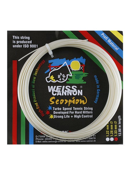Weiss CANNON Scorpion 16/1.33 String