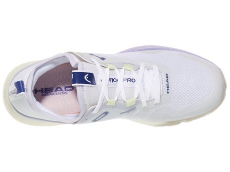 Head Motion Pro Padel White/Lavender Womens Shoes