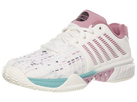 KSwiss Express Lt 3 Padel Wh/Lilac/Turq Womens Shoes