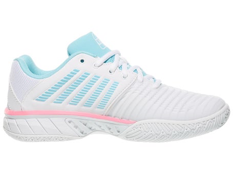 KSwiss Express Lt 3 Padel Wh/Neon Blue Womens Shoes