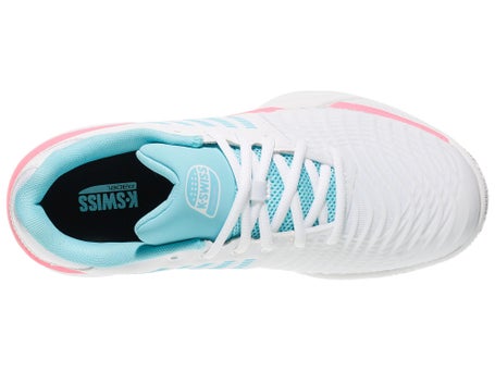 KSwiss Express Lt 3 Padel Wh/Neon Blue Womens Shoes