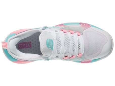 KSwiss K-Frame Padel White/Blue/Pink Womens Shoes