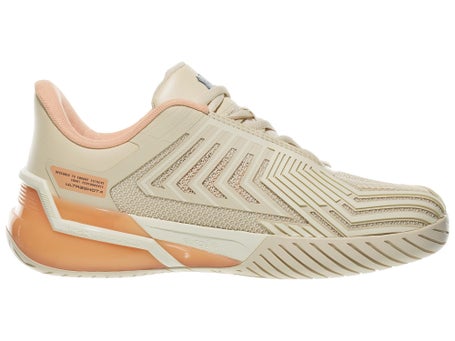 KSwiss Ultrashot 4 Grey/Peach/Egret Womens Shoe