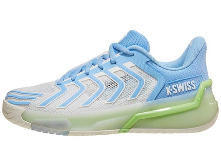 KSwiss Ultrashot 4 White/Blue/Green Womens Shoes