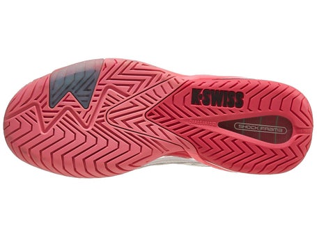 KSwiss Ultrashot 4 White/Neon Pink Womens Shoes