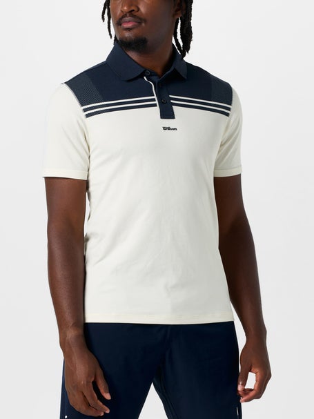 Wilson Mens Clay All Season Stripe Polo