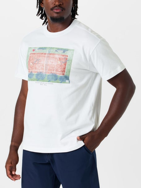 Wilson Mens Clay Classic Court Graphic T-Shirt