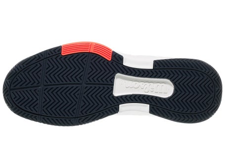 Wilson Courtglide White/Bay/Coral Mens Shoes