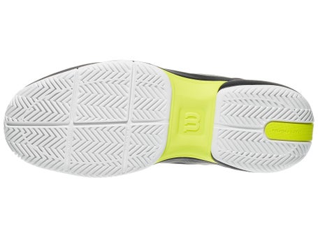 Wilson Rush Lite 5 Black/White/Yellow Mens Shoes
