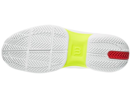 Wilson Rush Lite 5 Clay Wh/Bk/Infrared Mens Shoes