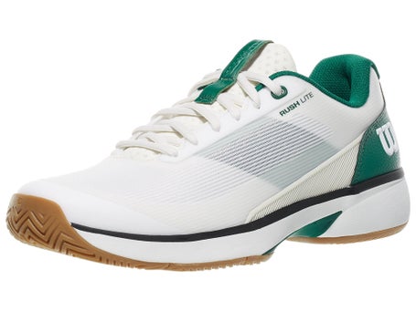 Wilson Rush Lite 5 White/Green/Gum Mens Shoes