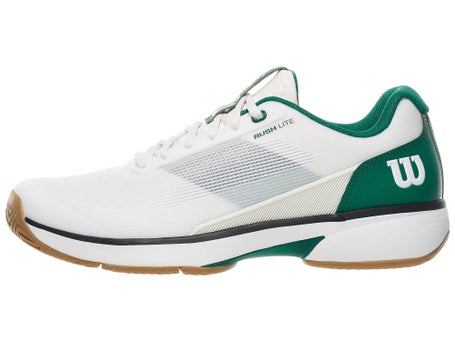 Wilson Rush Lite 5 White/Green/Gum Mens Shoes