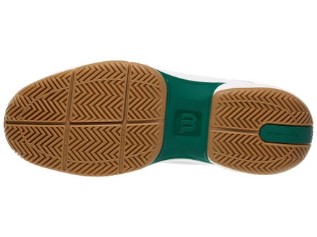 Wilson Rush Lite 5 White/Green/Gum Mens Shoes
