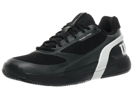 Wilson Rush Pro 5 Black/White/Storm Mens Shoes