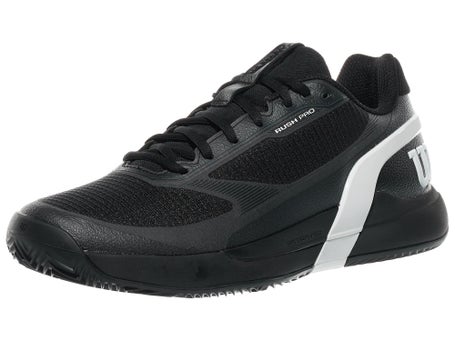 Wilson Rush Pro 5 Clay Black/White/Storm Mens Shoes 