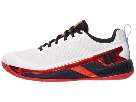 Wilson Rush Pro 4.5 Tofu/Red/Black Mens Shoes