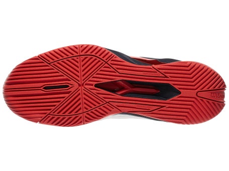 Wilson Rush Pro 4.5 Tofu/Red/Black Mens Shoes