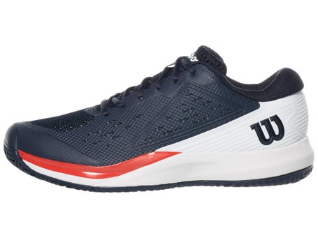 Wilson Rush Pro Ace Navy/White/Red Mens Shoe