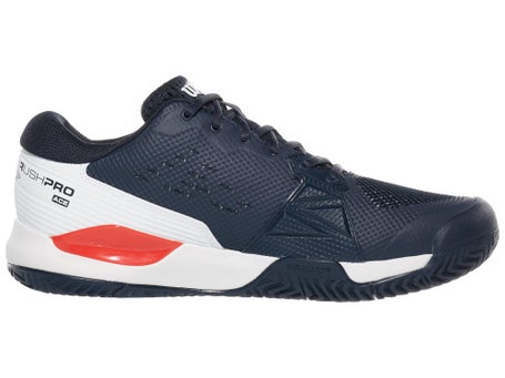 Wilson Rush Pro Ace Navy/White/Red Mens Shoe