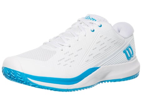 Wilson Rush Pro Ace White/Atomic Blue Mens Shoe