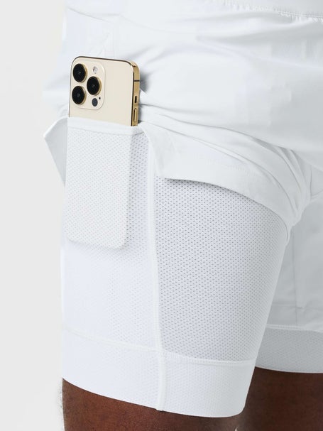 Wilson Mens Set Point 5 Short - White