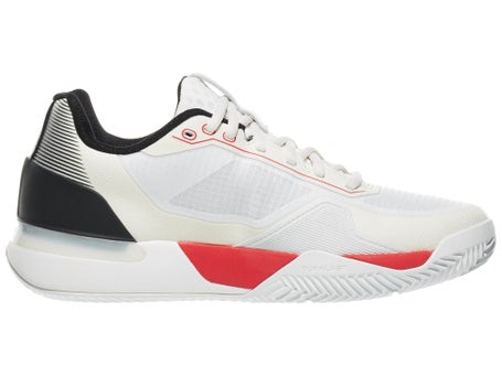 Wilson Rush Tour 5 Clay White/Black/Red Mens Shoes
