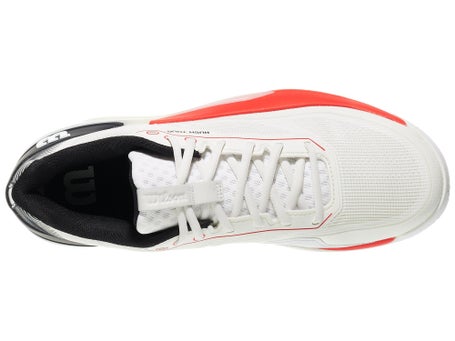Wilson Rush Tour 5 White/Black/Infrared Mens Shoes 