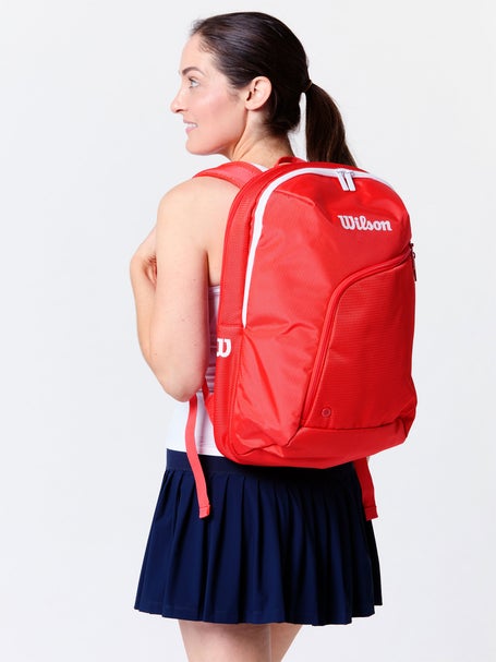 Wilson Tour Padel Backpack Bag Red
