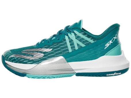 Skechers Baseline Bully Aqua/White Womens Shoes