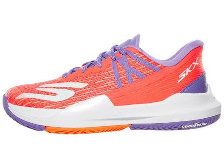 Skechers Baseline Bully Coral/Purple Womens Shoes