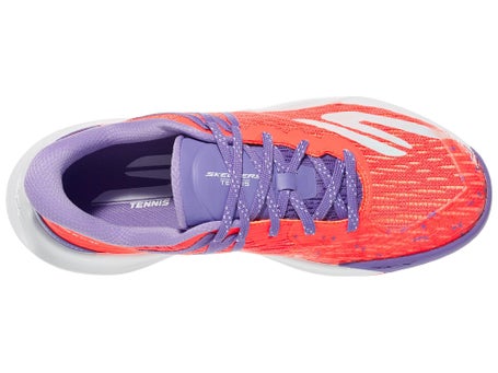 Skechers Baseline Bully Coral/Purple Womens Shoes