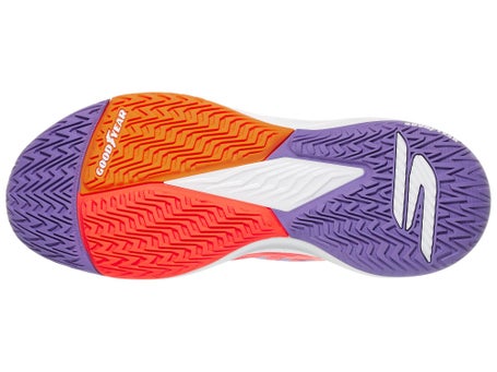 Skechers Baseline Bully Coral/Purple Womens Shoes