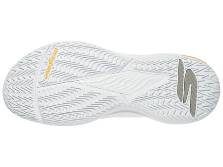 Skechers Baseline Bully White/Silver Womens Shoes