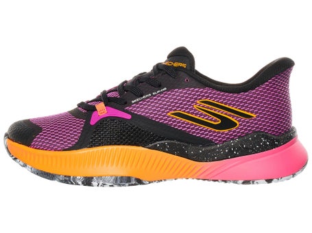 Skechers State Champ Black/Pink Womens Shoes