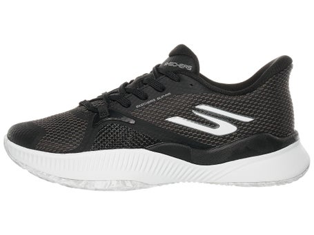 Skechers State Champ Black/White Womens Shoes