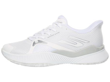 Skechers State Champ White/Silver Womens Shoes